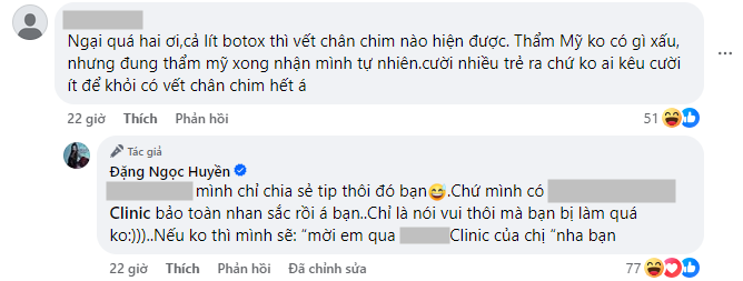 Bị khịa tiêm "cả lít botox" lên mặt mà cũng chia sẻ bí quyết trẻ lâu, Huyền Baby phản ứng cực căng lần đầu thấy!- Ảnh 6.