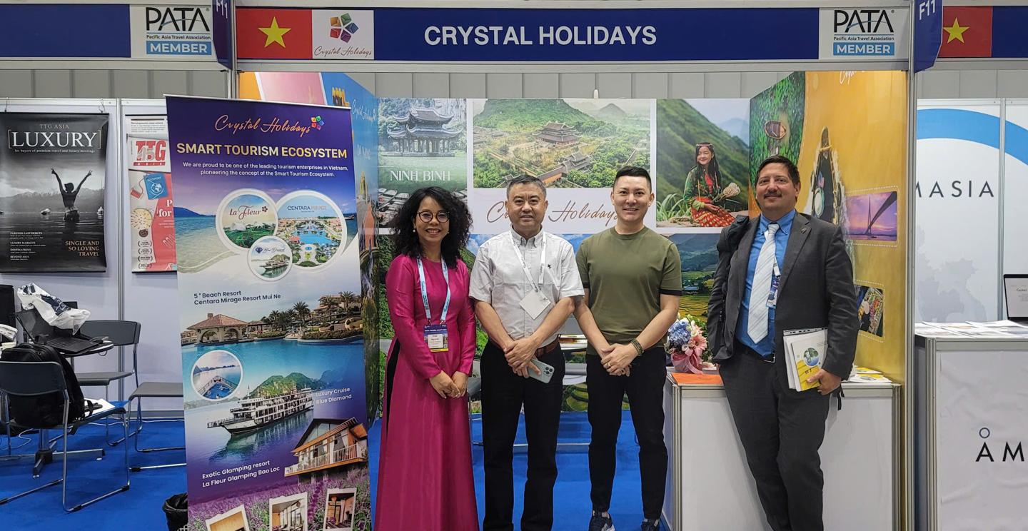 Crystal Holidays - Dấu ấn của Du lịch Việt Nam tại PATA Travel Mart 2024- Ảnh 1.