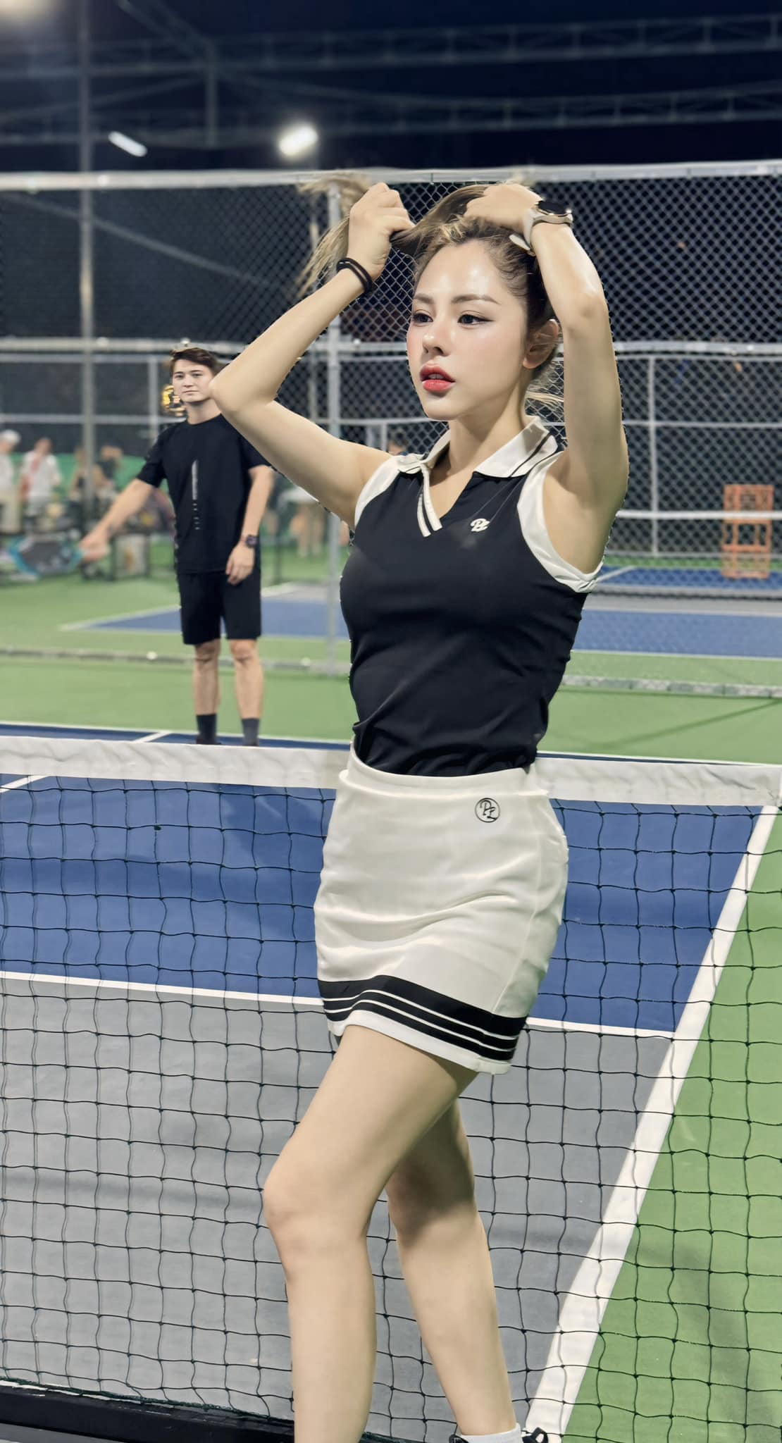 Thời trang sao Việt đã kín đáo hơn khi chơi Pickleball- Ảnh 8.