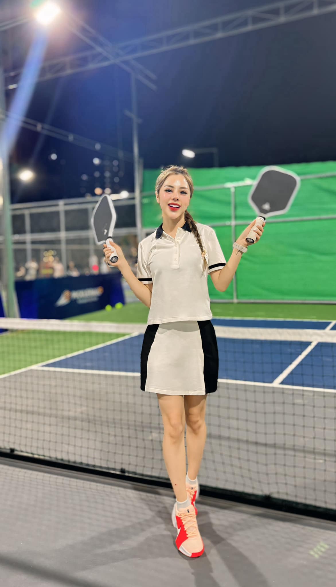 Thời trang sao Việt đã kín đáo hơn khi chơi Pickleball- Ảnh 10.