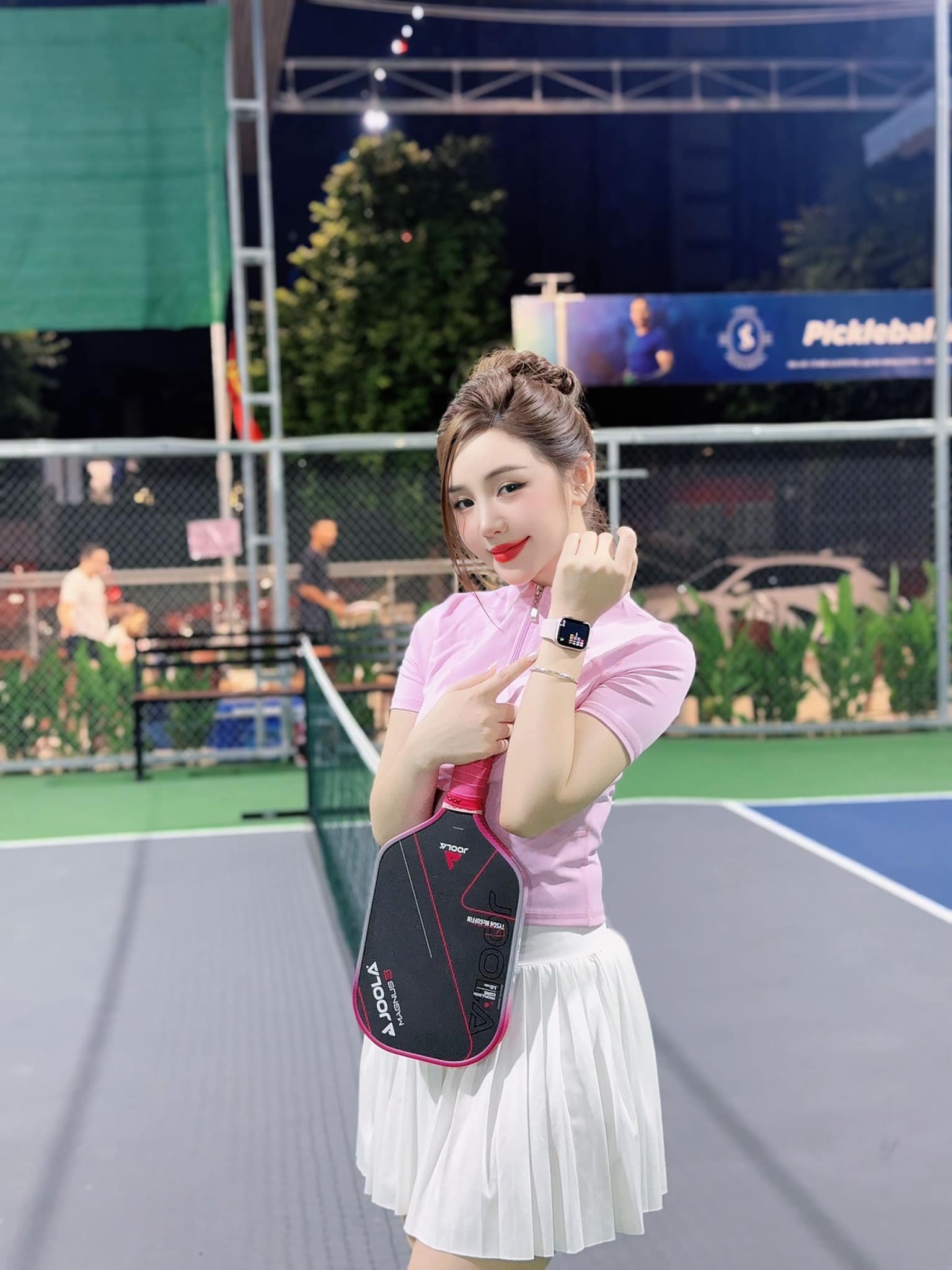 Thời trang sao Việt đã kín đáo hơn khi chơi Pickleball- Ảnh 4.