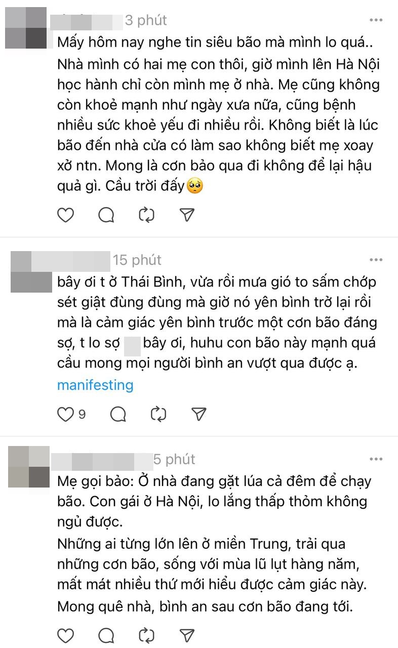 “Ước gì con đi làm gần nhà, những lúc gió bão thế này có con ở nhà với mẹ và em”- Ảnh 1.