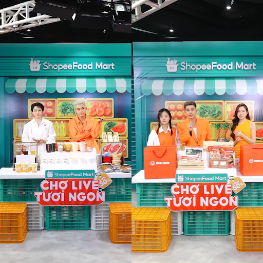 Trải nghiệm “đi chợ số” thêm độc đáo thông qua các phiên livestream của ShopeeFood Mart- Ảnh 2.