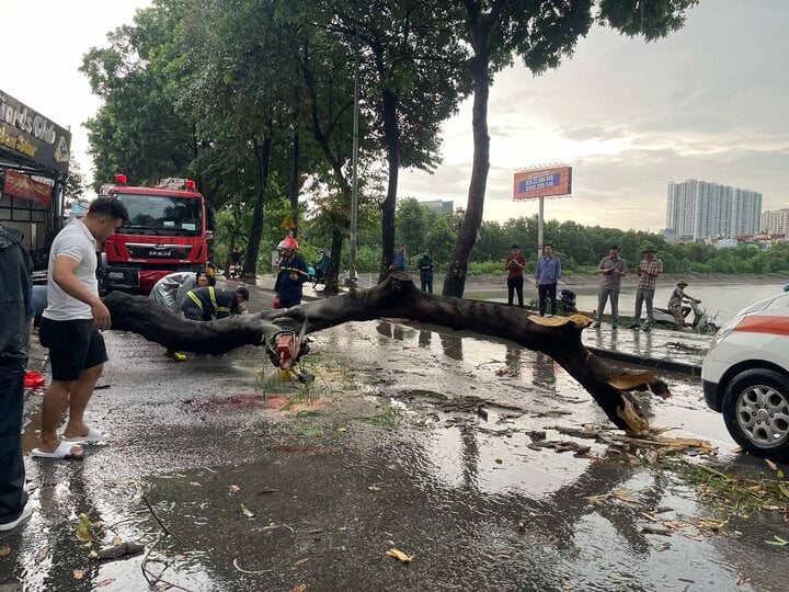 Công an Hà Nội khuyến cáo người dân đi lại ra sao khi bão Yagi đổ bộ?- Ảnh 1.