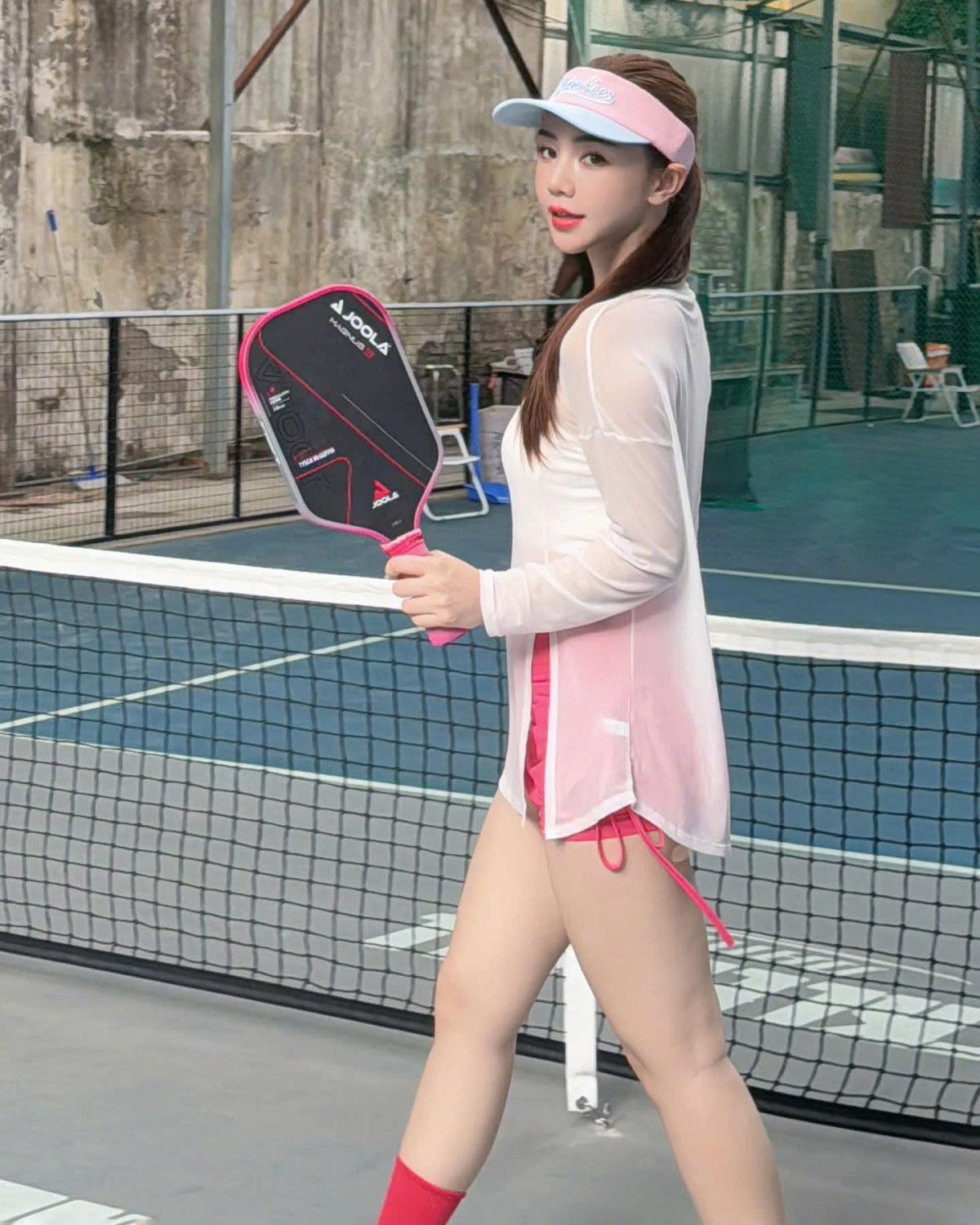 Thời trang sao Việt đã kín đáo hơn khi chơi Pickleball- Ảnh 3.