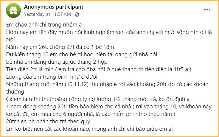 Thu nhập 25 triệu, không tiêu xài hoang phí nhưng chỉ vì một sai lầm tưởng như hợp lý, tháng nào tôi cũng phải sống trong thiếu thốn- Ảnh 1.