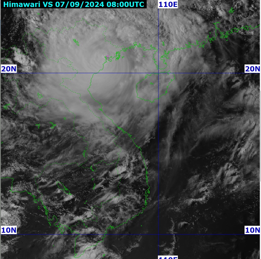 Kết thúc bản tin cập nhật hàng giờ bão số 3: Tâm bão đã đi qua Hà Nội, sẽ suy yếu thành áp thấp nhiệt đới trong 24h tới- Ảnh 7.