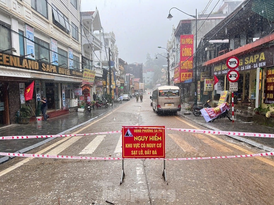 Ngập &uacute;ng, sạt lở, giao th&ocirc;ng &aacute;ch tắc cục bộ ở Sa Pa- Ảnh 12.