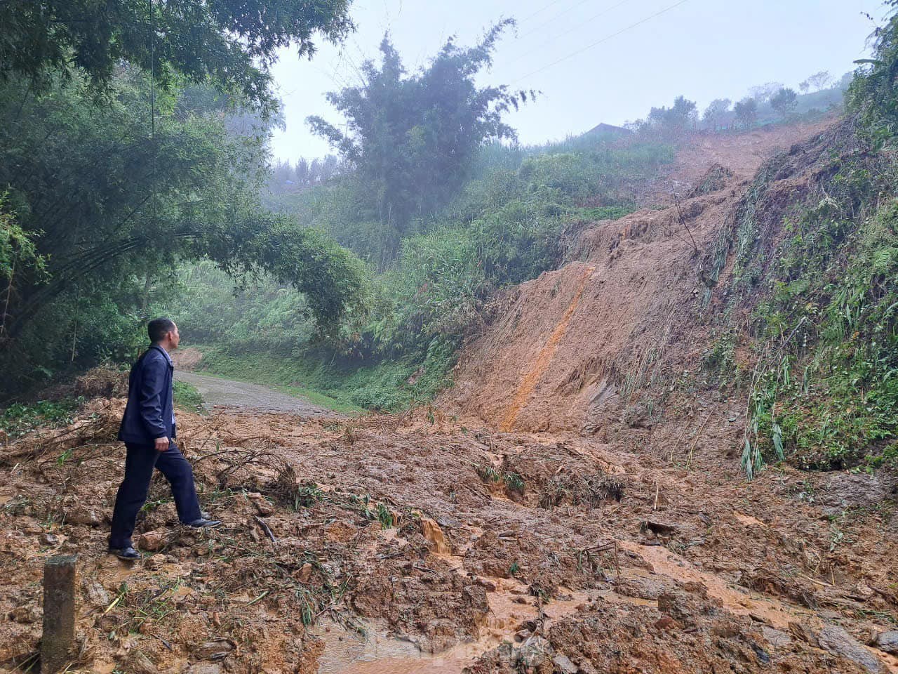 Ngập &uacute;ng, sạt lở, giao th&ocirc;ng &aacute;ch tắc cục bộ ở Sa Pa- Ảnh 6.