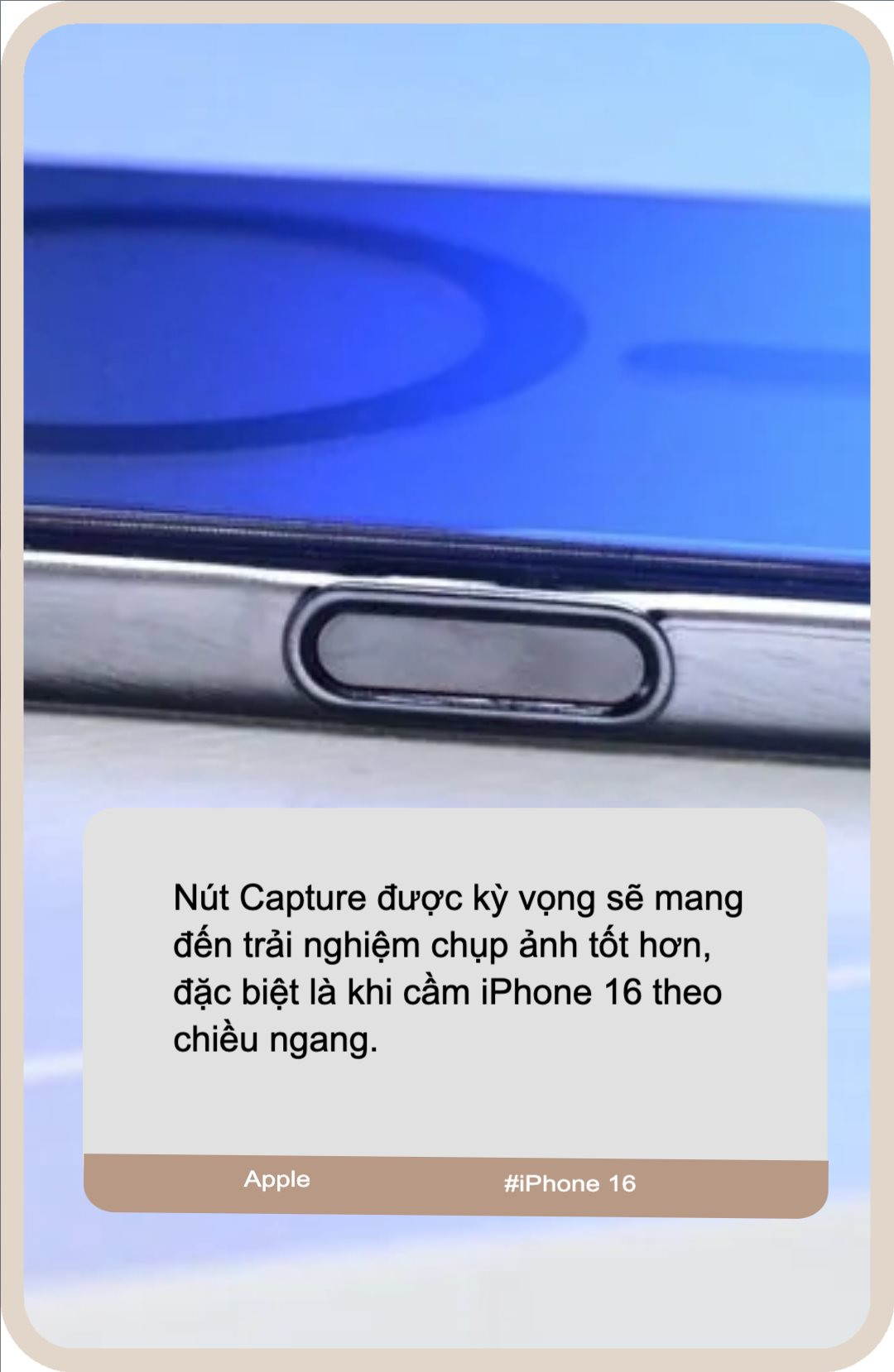 Tất tần tật về iPhone 16 trước giờ ra mắt: Thiết kế mới cực sang, màu vàng sa mạc hứa hẹn Tất tần tật về iPhone 16 trước giờ ra mắt: Thiết kế mới cực sang, màu vàng sa mạc hứa hẹn