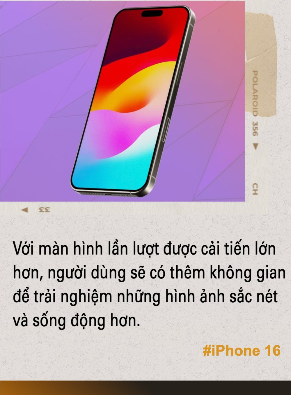 Tất tần tật về iPhone 16 trước giờ ra mắt: Thiết kế mới cực sang, màu vàng sa mạc hứa hẹn Tất tần tật về iPhone 16 trước giờ ra mắt: Thiết kế mới cực sang, màu vàng sa mạc hứa hẹn