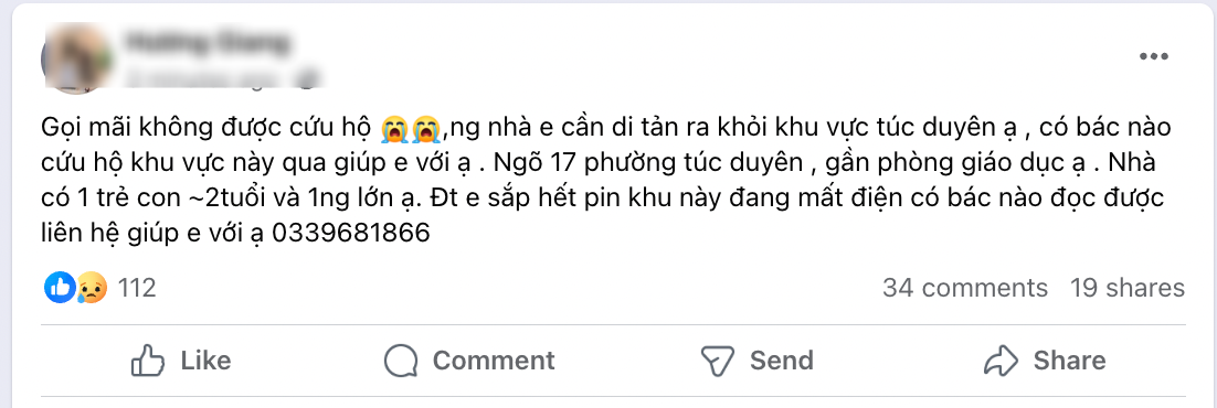Lũ d&acirc;ng cao kỷ lục kh&ocirc;ng kịp trở tay, nhiều người d&acirc;n Th&aacute;i Nguy&ecirc;n cầu cứu, t&igrave;m xuồng phao cứu sinh- Ảnh 3.