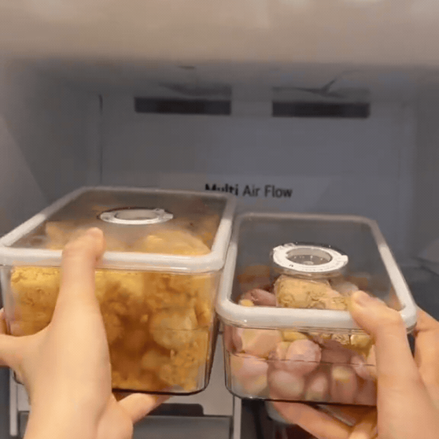 Nhìn cách cô gái dùng hộp để cất thực phẩm mà mê: Rau củ để cả tuần không hỏng, tủ lạnh sạch sẽ, gọn gàng- Ảnh 16.