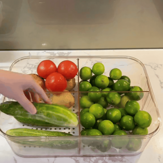 Nhìn cách cô gái dùng hộp để cất thực phẩm mà mê: Rau củ để cả tuần không hỏng, tủ lạnh sạch sẽ, gọn gàng- Ảnh 5.
