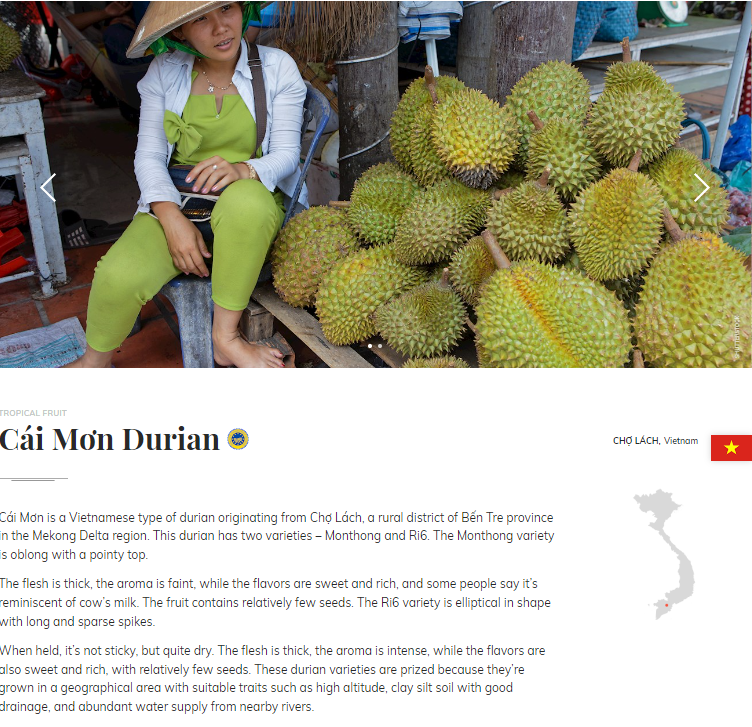"Bản đồ ẩm thực thế giới" vinh danh sầu…