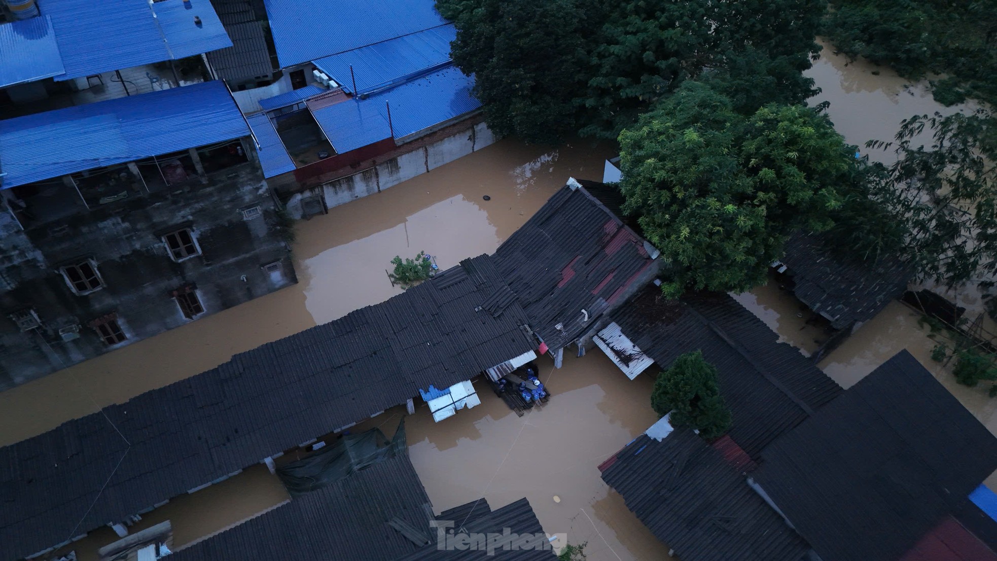 Toàn cảnh khu vực ở Thái Nguyên chìm trong biển nước- Ảnh 9.