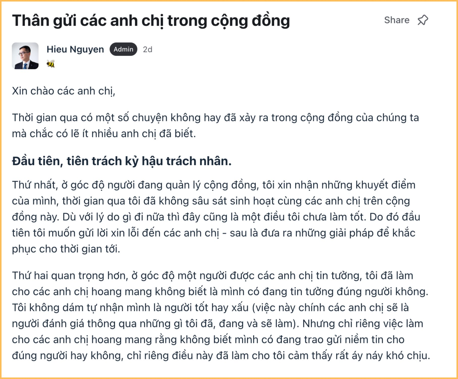 Hieu TV c&oacute; động th&aacute;i lạ tr&ecirc;n MXH sau khi bị học vi&ecirc;n cũ tố b&aacute;n kh&oacute;a học &ldquo;l&ugrave;a g&agrave;&rdquo;- Ảnh 5.