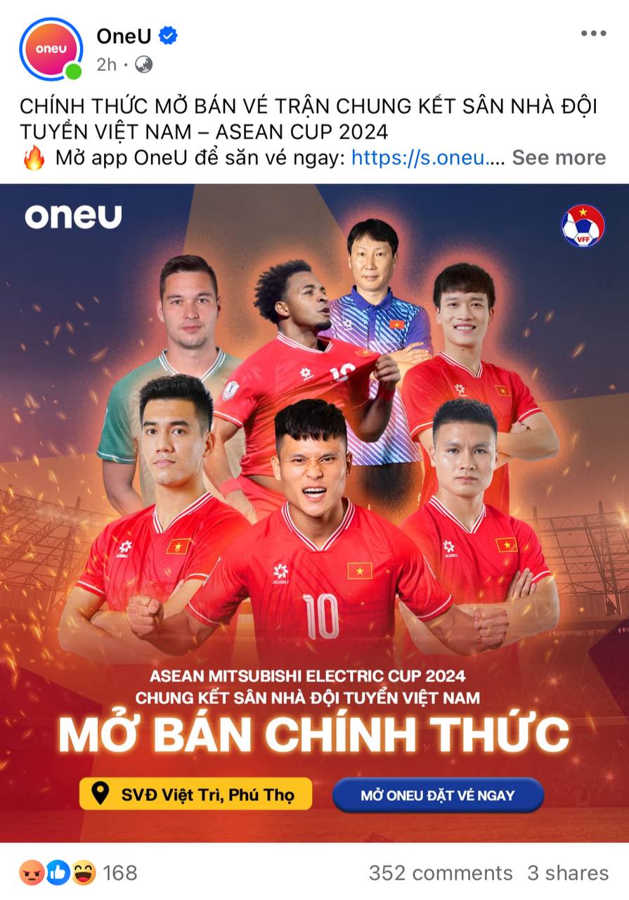 App mở bán vé chung kết ASEAN…