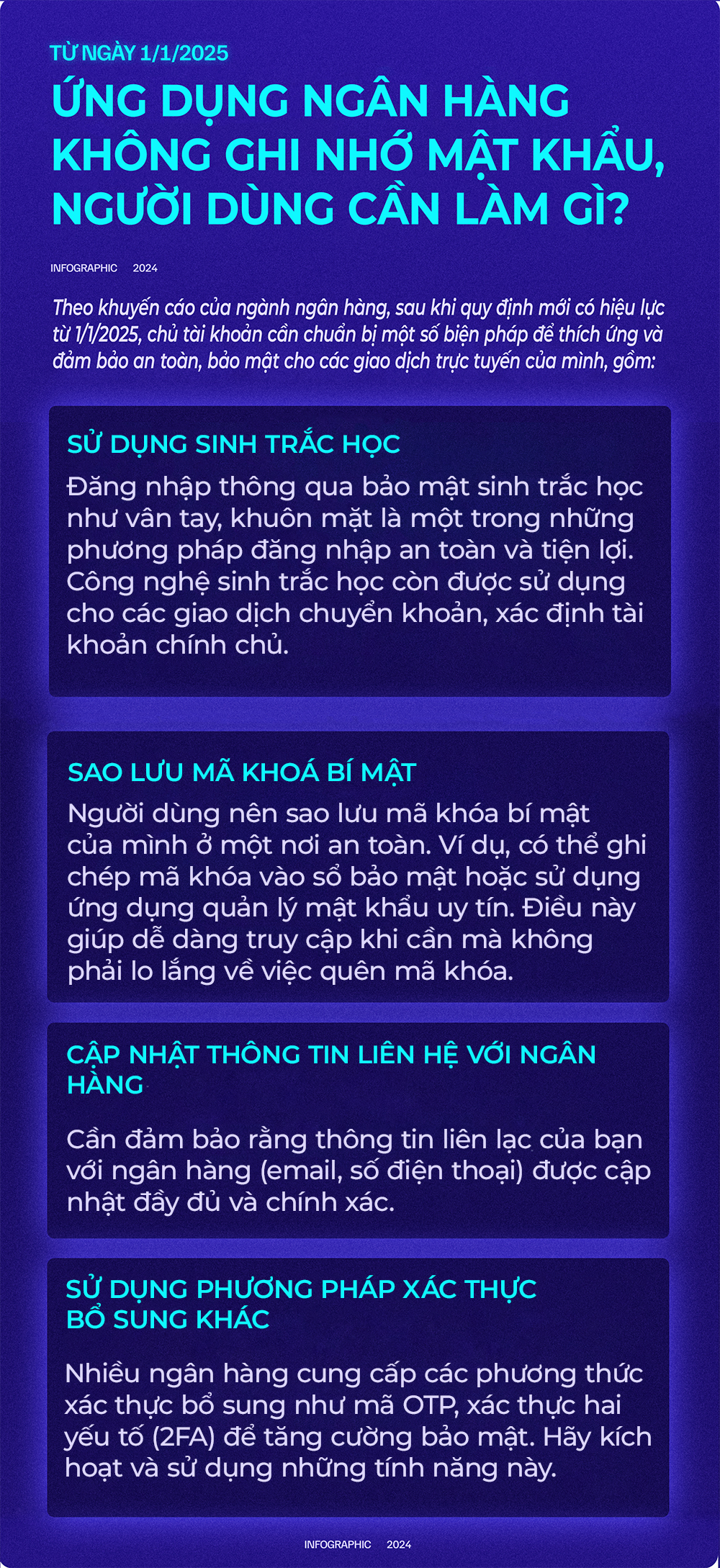 Từ 1/1/2025 hôm nay, ứng dụng ngân hàng không được ghi nhớ mật khẩu, người dùng cần làm gì?- Ảnh 2. Từ 1/1/2025 hôm nay, ứng dụng ngân hàng không được ghi nhớ mật khẩu, người dùng cần làm gì?- Ảnh 2.