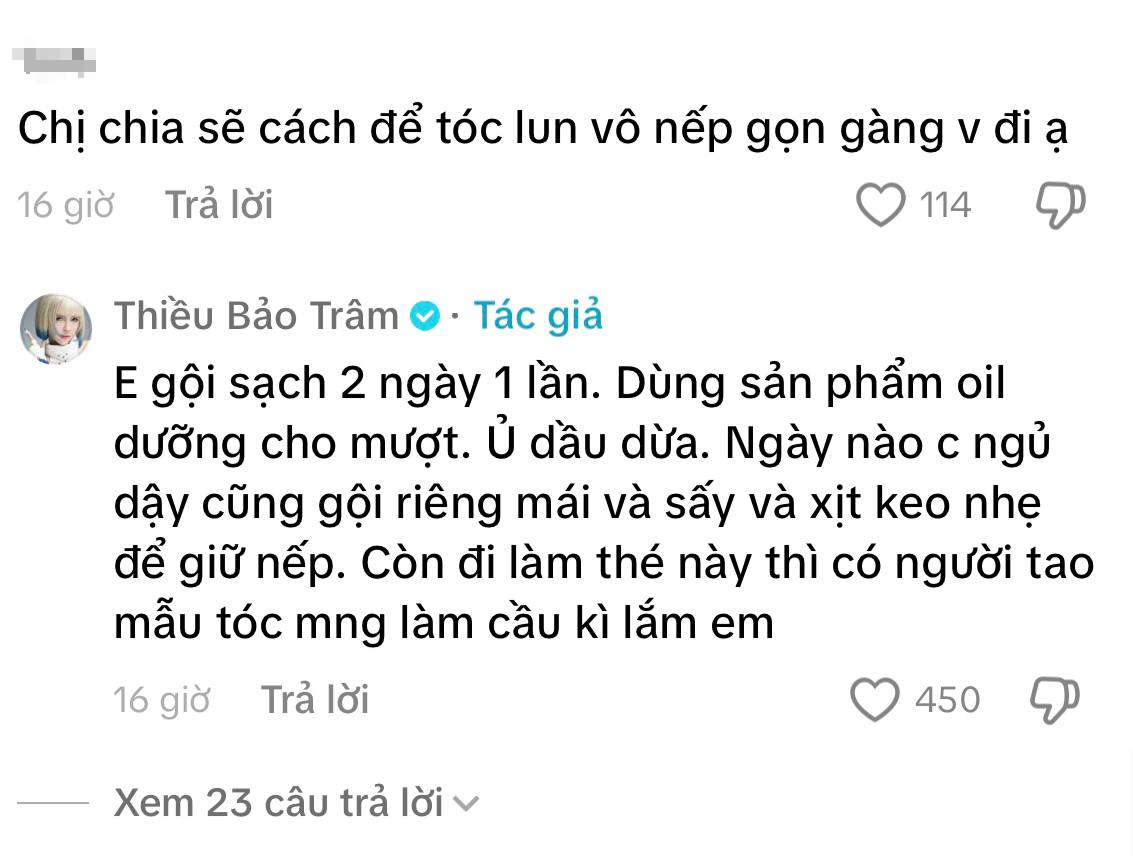 Thiều Bảo Trâm bung skill giúp tóc mái không bết, chắc ai đó sẽ cần- Ảnh 4.