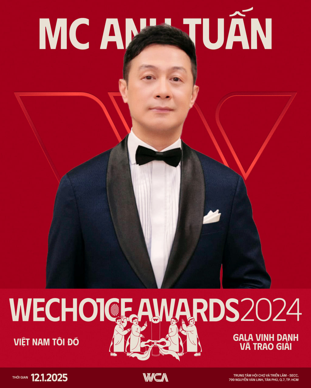 Chính thức công bố MC gala WeChoice Awards 2024: Sự kết hợp đáng mong chờ của MC Anh Tuấn và 