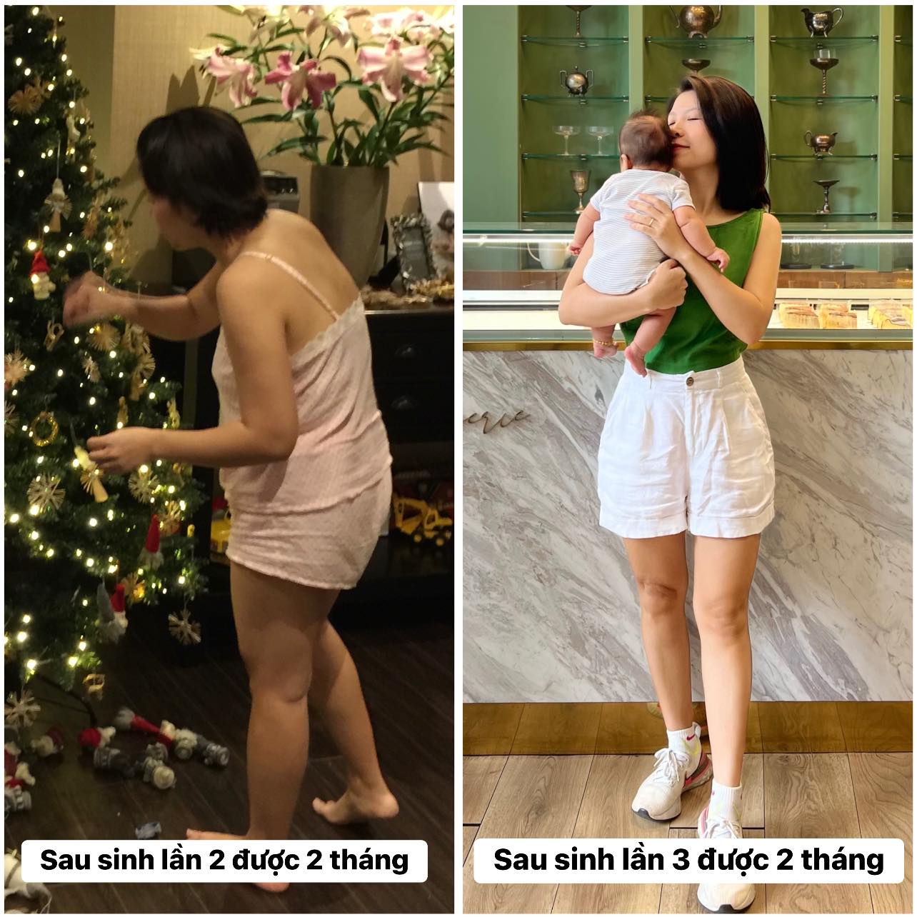 Mẹ bỉm sữa toàn thời gian sở hữu vòng eo 59cm, tự nghiện body chính mình mỗi lần soi gương, bí quyết là đây!- Ảnh 5.