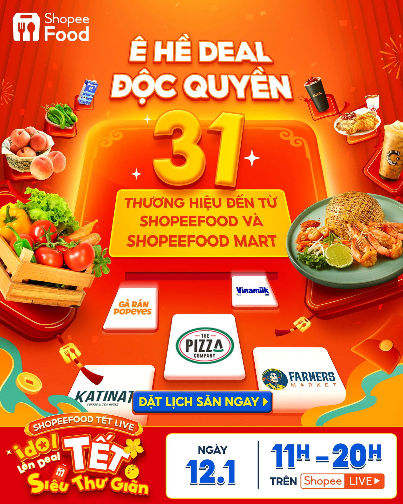 Nhập vai “chill guy”, “chill girl” cực đơn giản với ShopeeFood Tết Live 12.1- Ảnh 1.