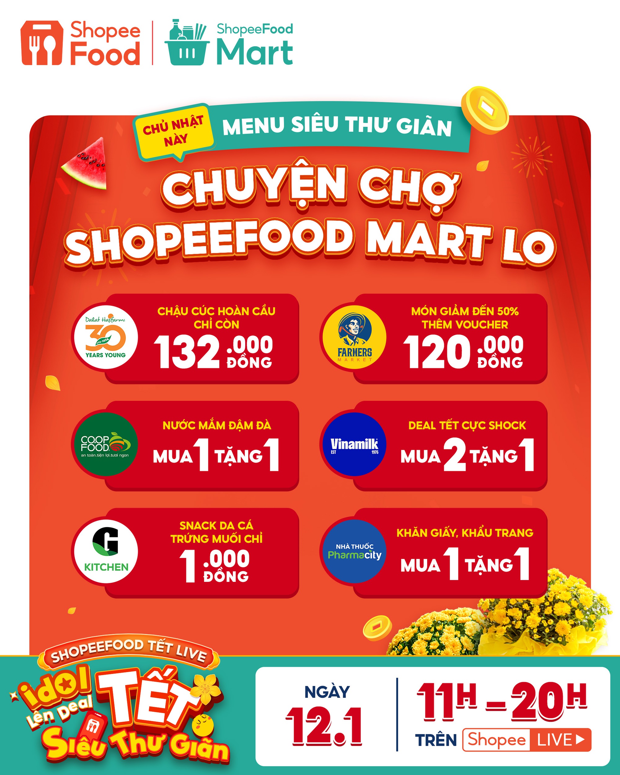 Nhập vai “chill guy”, “chill girl” cực đơn giản với ShopeeFood Tết Live 12.1- Ảnh 2.