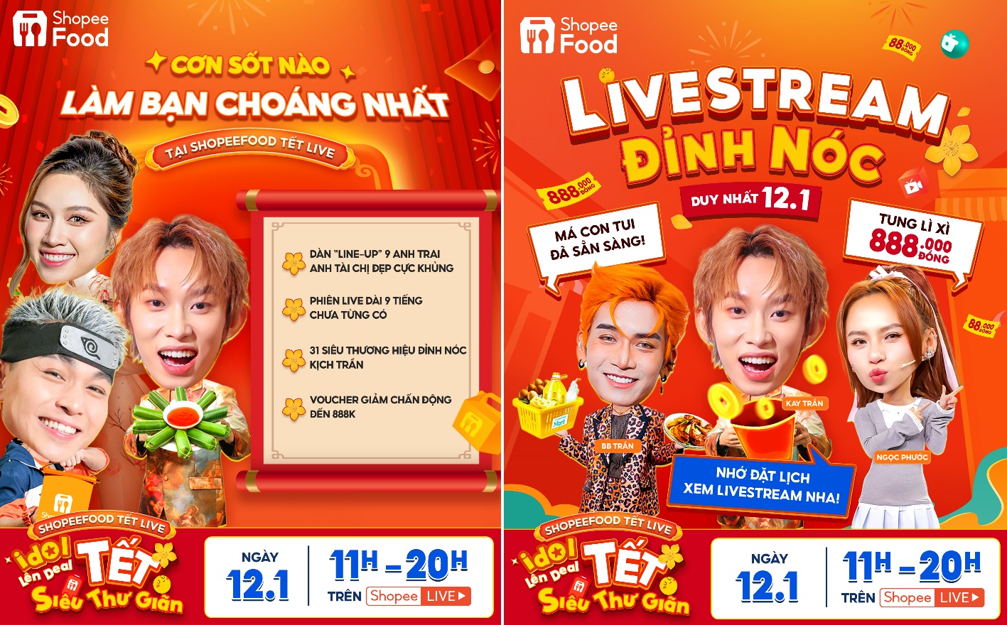 Sau “Kiểu A Kay”, Kay Trần đổi nghệ danh “Chill A Kay” tại phiên livestream ShopeeFood Tết Live- Ảnh 2.