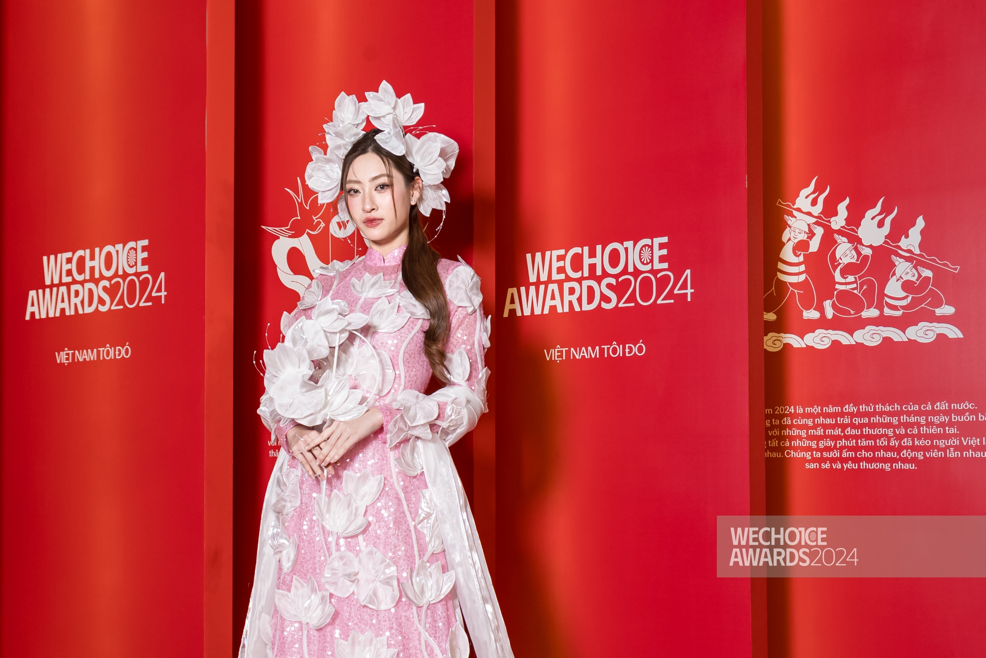 Dàn mỹ nhân diện áo dài đọ sắc tại WeChoice Awards 2024: Chi Pu xinh bất chấp, Phương Anh Đào 