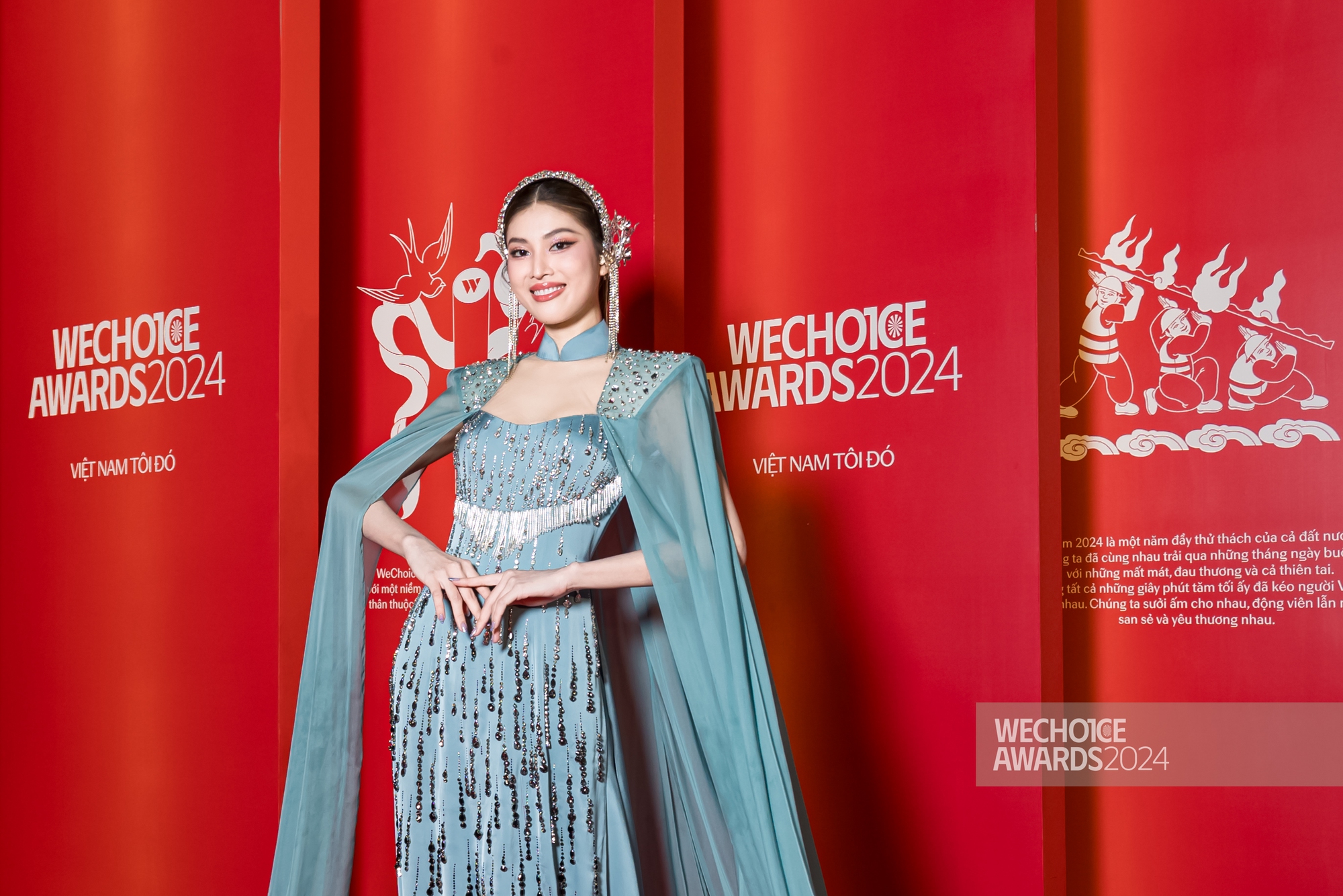 Dàn mỹ nhân diện áo dài đọ sắc tại WeChoice Awards 2024: Chi Pu xinh bất chấp, Phương Anh Đào 