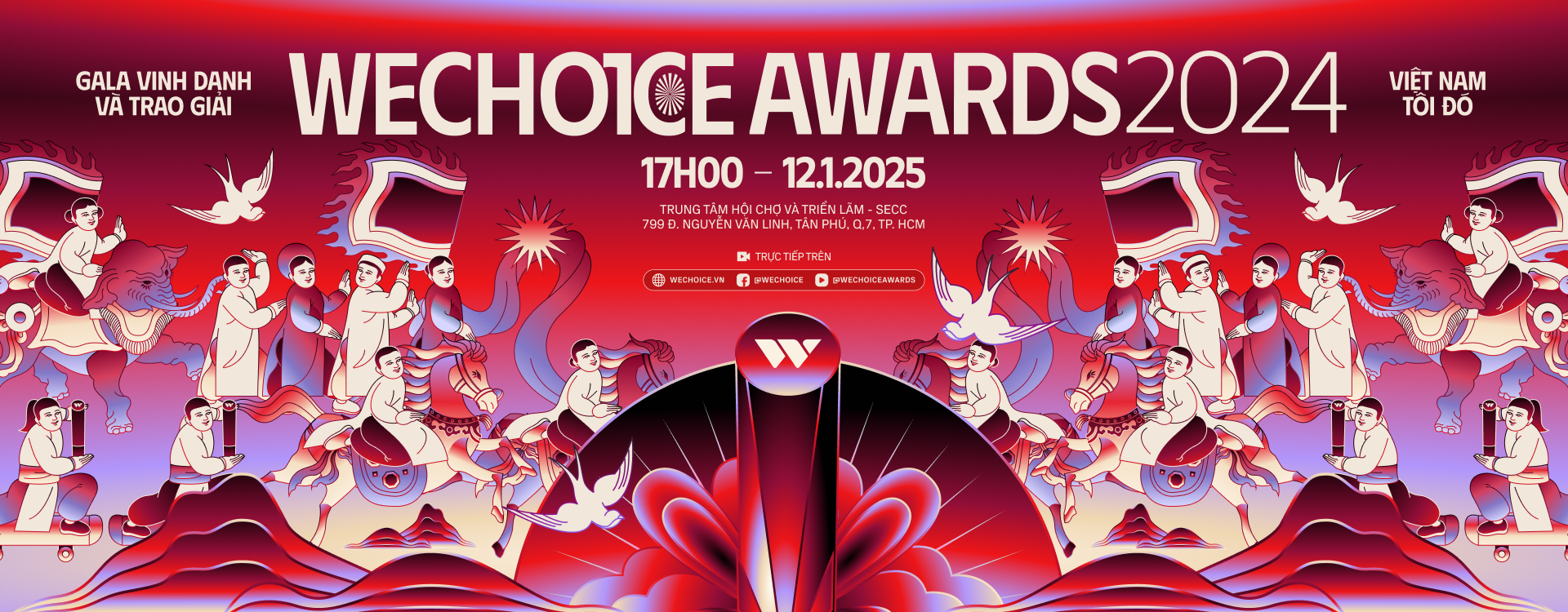 Dàn sao Vbiz sau WeChoice Awards 2024: SOOBIN ôm cúp mỏi tay, Lê Dương Bảo Lâm