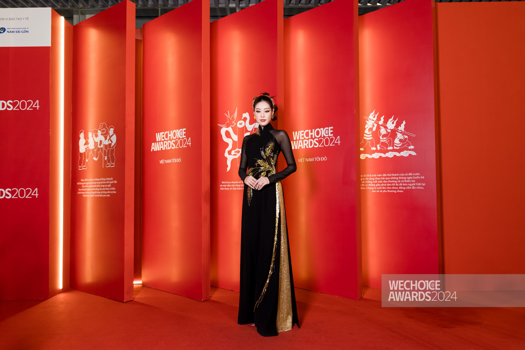 Siêu thảm đỏ đại hội áo dài hot nhất WeChoice Awards 2024: Nhã Phương - Trường Giang tình tứ, Trấn Thành hội ngộ dàn sao, dàn hậu đọ sắc nét căng!- Ảnh 14.