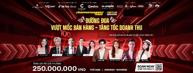 Shoppertainment Race Festive: Khởi động đường đua “Vượt mốc bán hàng - Tăng tốc doanh thu” mùa lễ hội 2024 - 2025- Ảnh 1.