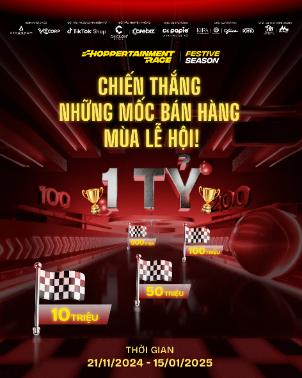 Shoppertainment Race Festive: Khởi động đường đua “Vượt mốc bán hàng - Tăng tốc doanh thu” mùa lễ hội 2024 - 2025- Ảnh 2.