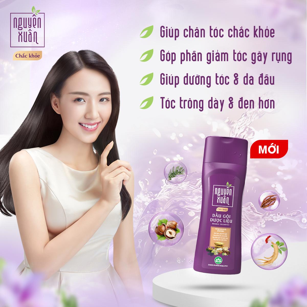 Dầu gội Nguyên Xuân chắc khỏe - Giải pháp từ dược liệu cho tóc yếu, dễ gãy rụng- Ảnh 1.