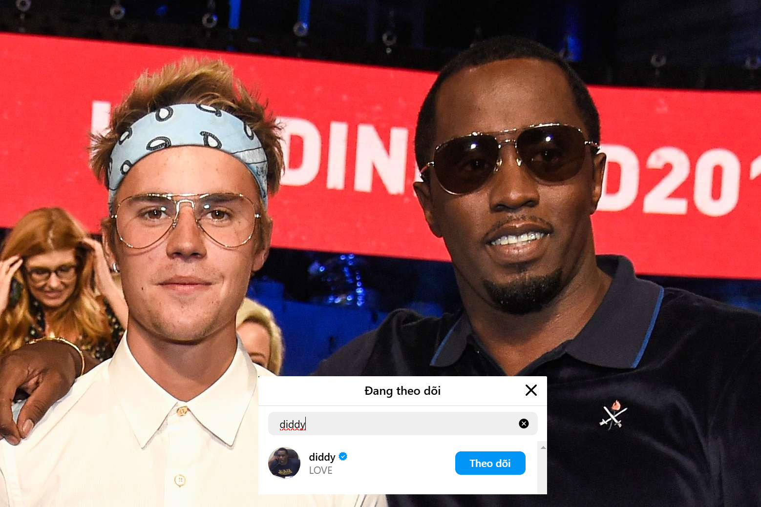 Hành động gây tranh cãi của Justin Bieber với ông trùm bê bối tình dục Diddy- Ảnh 1.