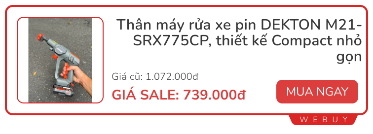 2 chiếc máy hot nhất lúc này: Máy rửa xe và máy làm sạch bằng hơi nước- Ảnh 4.