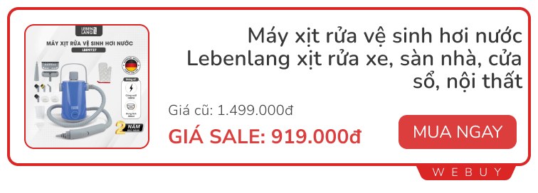 2 chiếc máy hot nhất lúc này: Máy rửa xe và máy làm sạch bằng hơi nước- Ảnh 10.