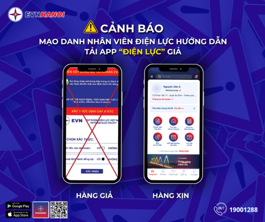 Cảnh giác mạo danh nhân viên điện lực yêu cầu tải App giả- Ảnh 1.