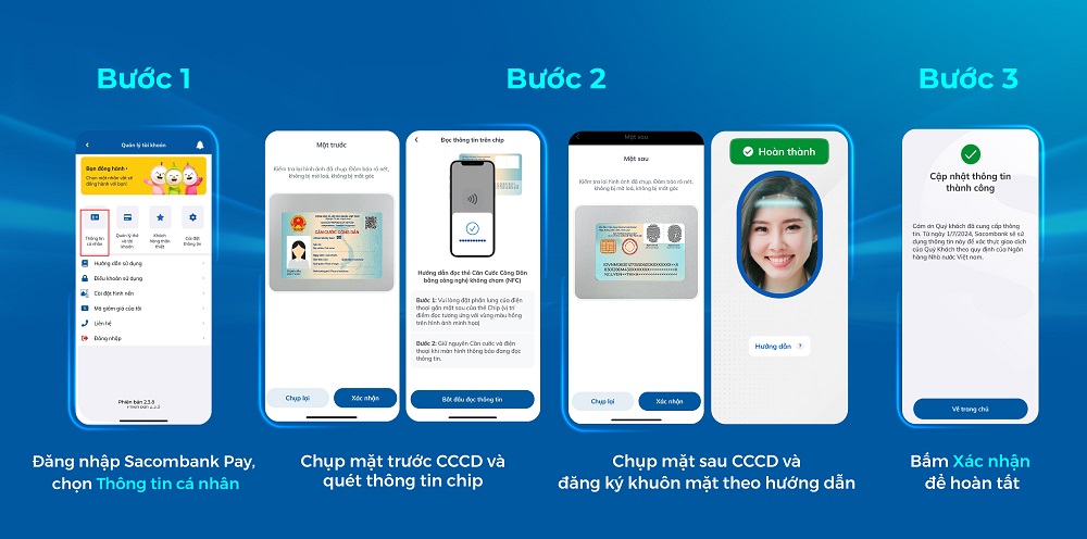 Cách xác thực sinh trắc học ngân hàng Vietcombank, Vietinbank, BIDV, VPBank- Ảnh 7.