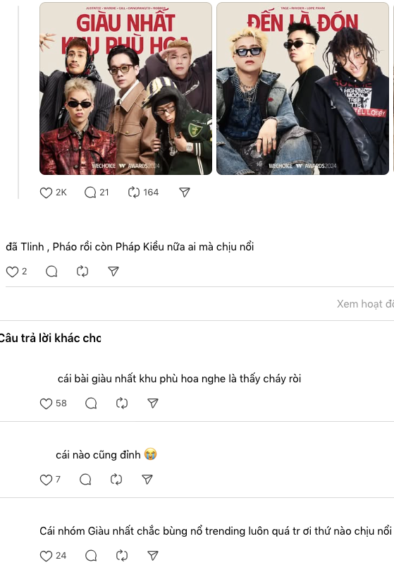 Netizen choáng vì album WeChoice 2024 quá chất: Track 2 quy tụ dàn rapper xịn, tlinh - Pháo - Pháp Kiều điểm 10 không nhưng!- Ảnh 5.