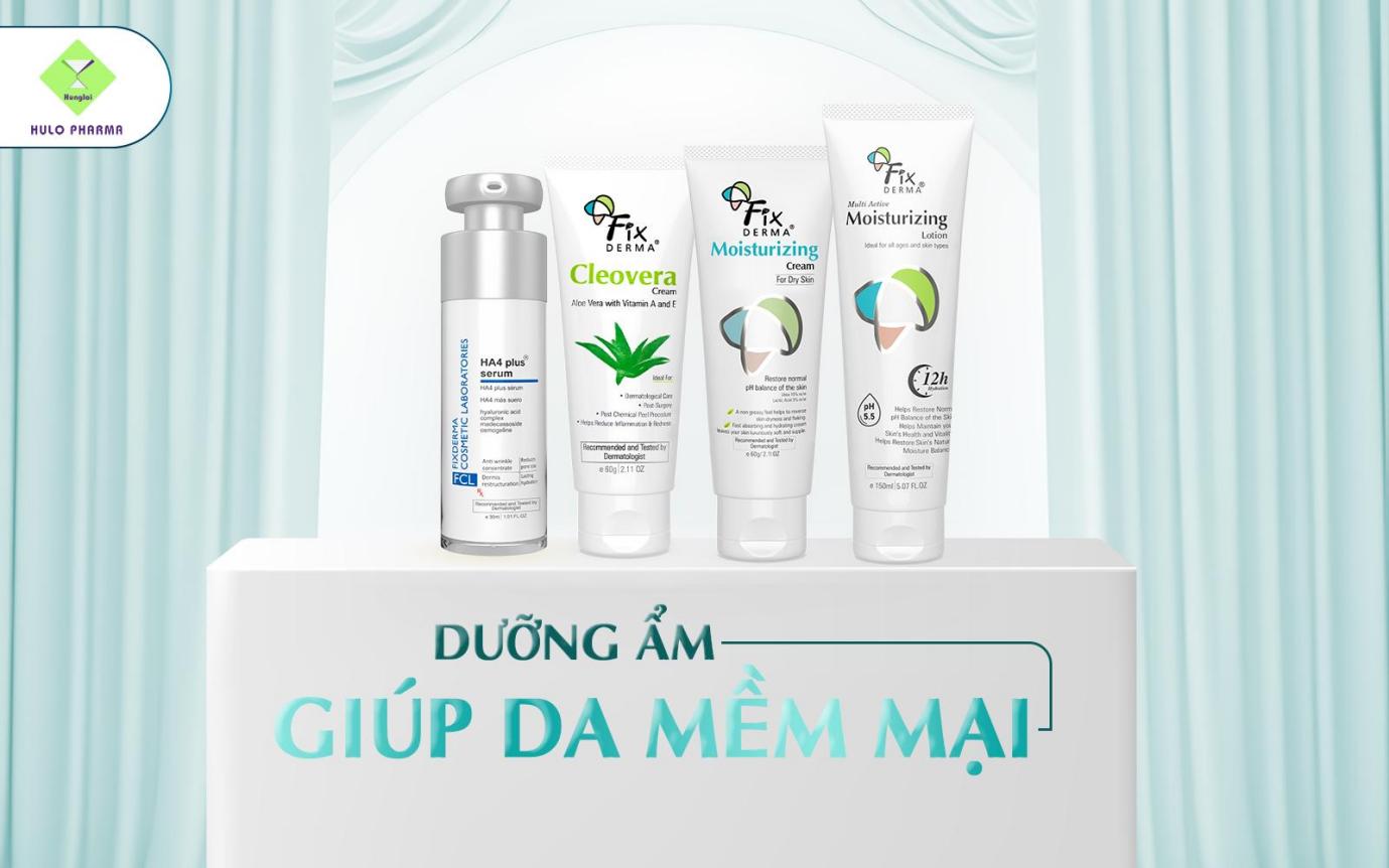 Dược Phẩm Hùng Lợi (Hulo Pharma) - Nhà phân phối kem dưỡng ẩm Fixderma chính hãng- Ảnh 4.