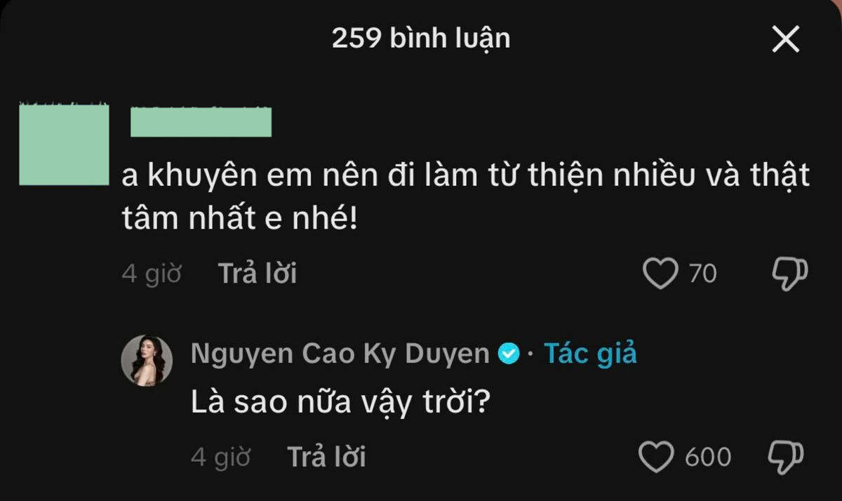 Hoa hậu Kỳ Duyên lại đáp trả- Ảnh 1.