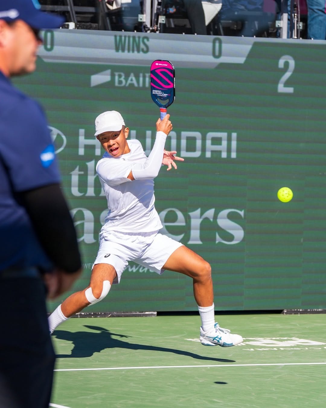 Quang Dương phản xạ khó tin, được nhận xét là tương lai của pickleball thế giới: “Họ đánh bóng ở vận tốc 160km/h”- Ảnh 1.