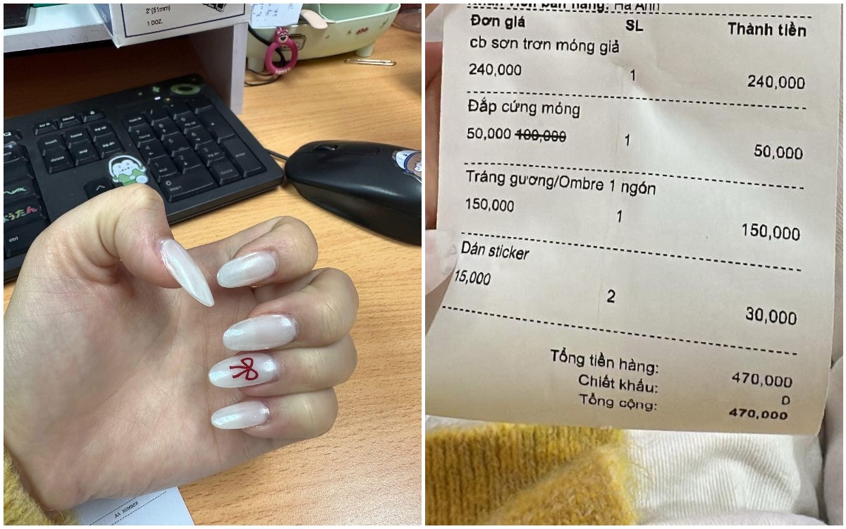 Xôn xao bộ nail giá hơn 5 triệu đồng gây chao đảo cõi mạng và loạt hoá đơn "nóng" nhất Tết này- Ảnh 3.