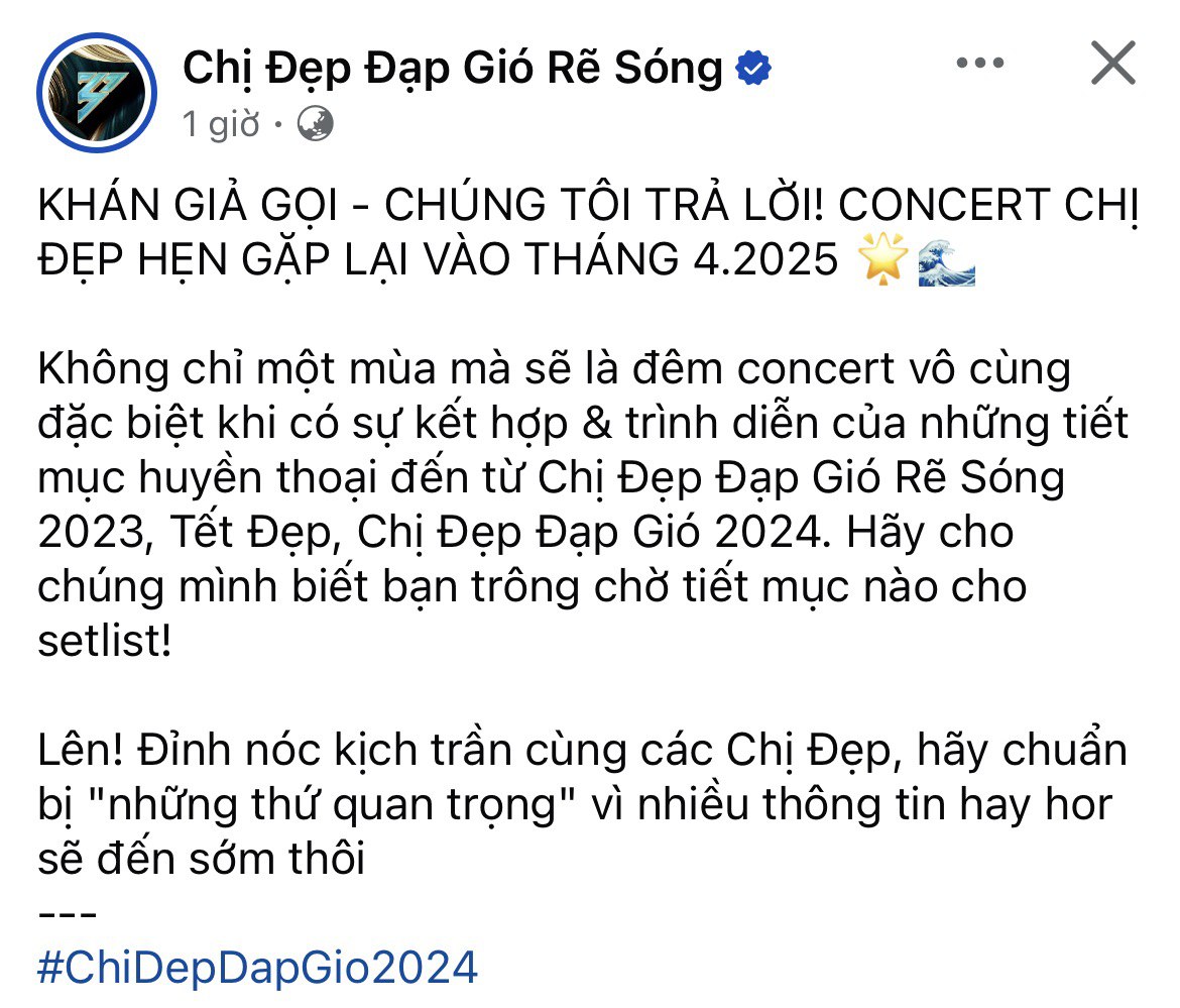 Netizen “than trời” sau khi Chị Đẹp công bố tổ chức concert!- Ảnh 3.