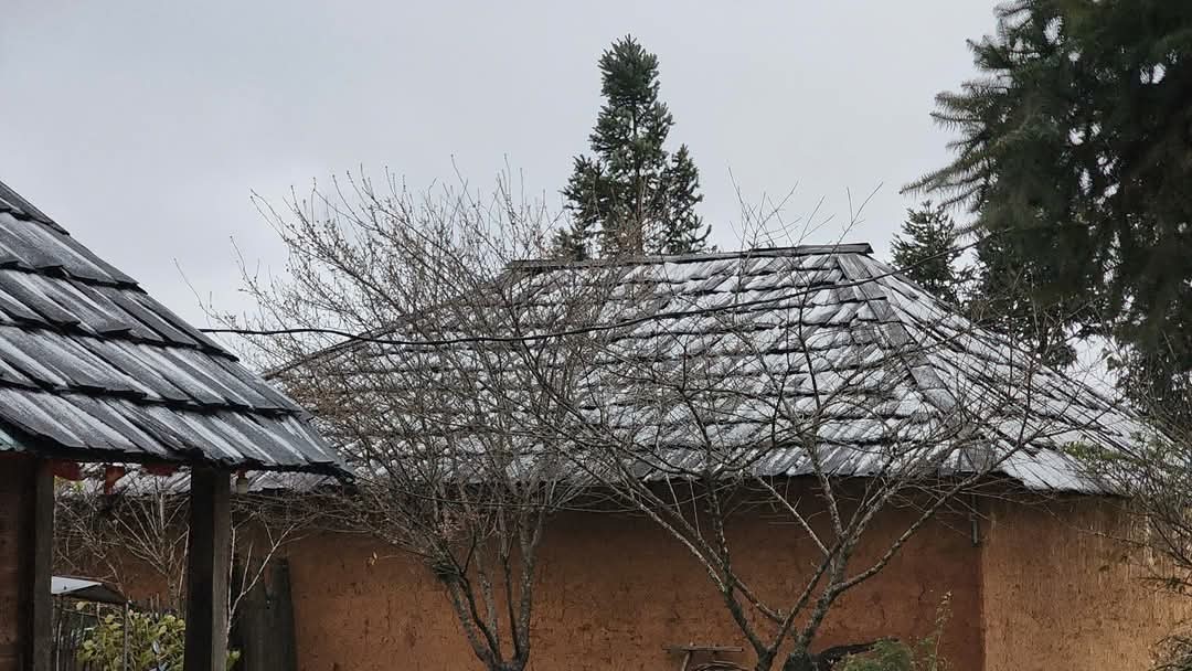 Băng tuyết phủ trắng Y Tý như trời Âu- Ảnh 2.