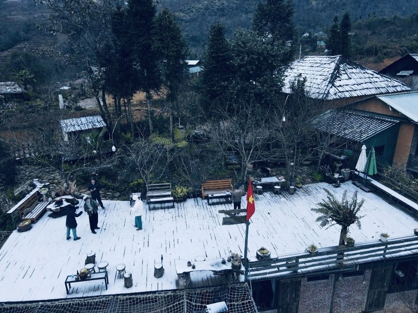 Băng tuyết phủ trắng Y Tý như trời Âu- Ảnh 9.