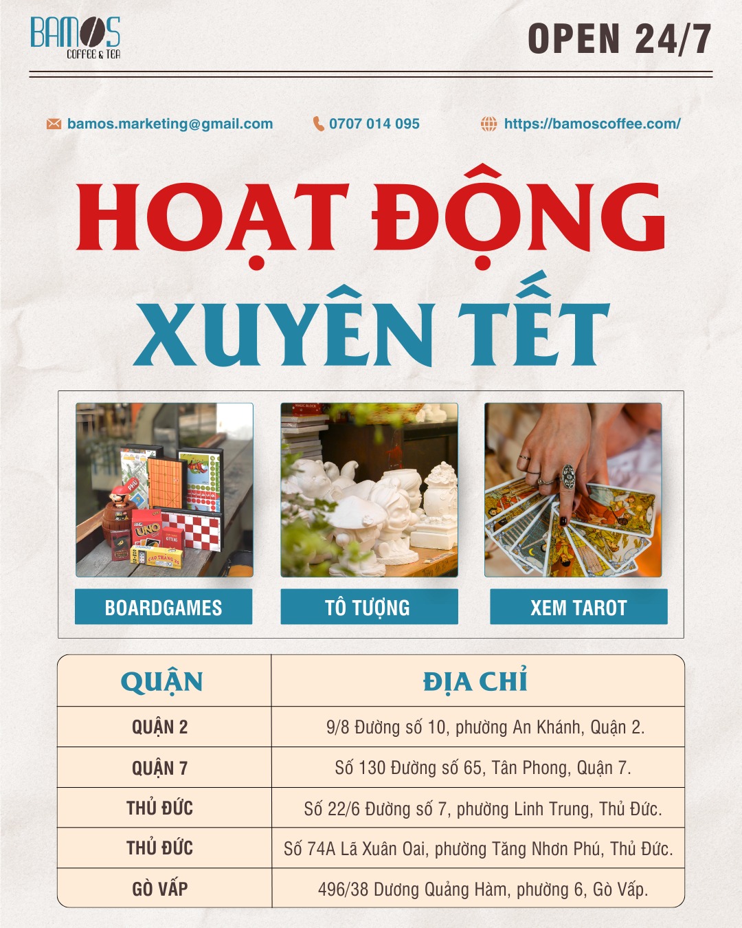 Loạt quán cà phê tại TP.HCM thắng Tết 1-0: Mở xuyên từ đêm giao thừa đến sáng mùng 1, khách thoải mái "chill"- Ảnh 2.